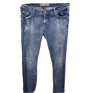 BKE Jeans Women's Size 30x32 Stella Low Rise Distressed Cowgirl Y2K